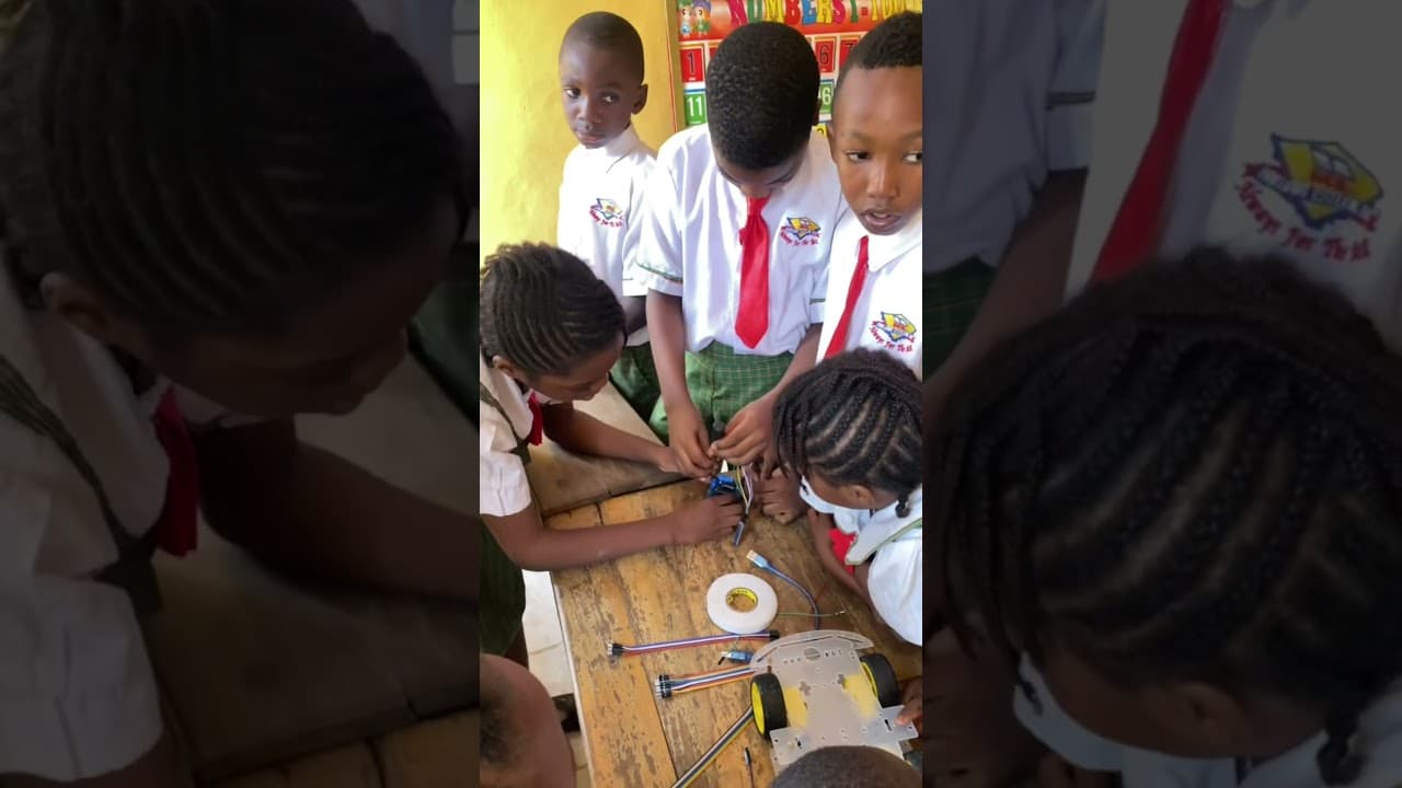Coding and Robotics Class at Brain Recharge Global School