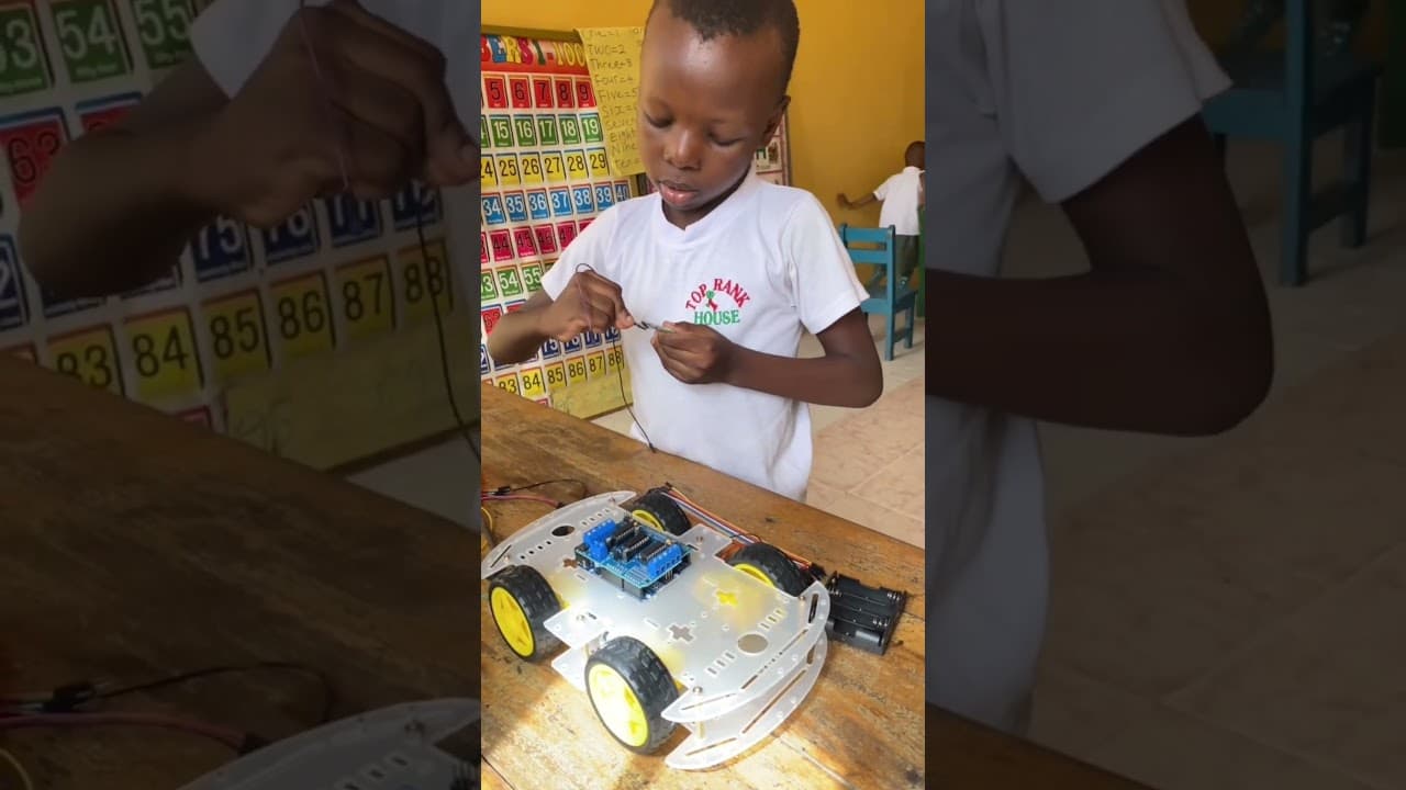 Coding and Robotics Class at Brain Recharge Global School