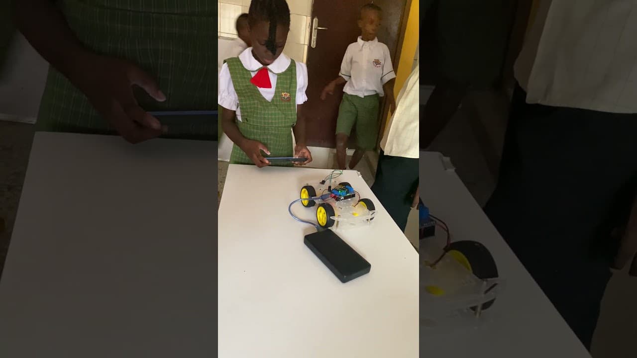 Coding and Robotics Class at Brain Recharge Global School