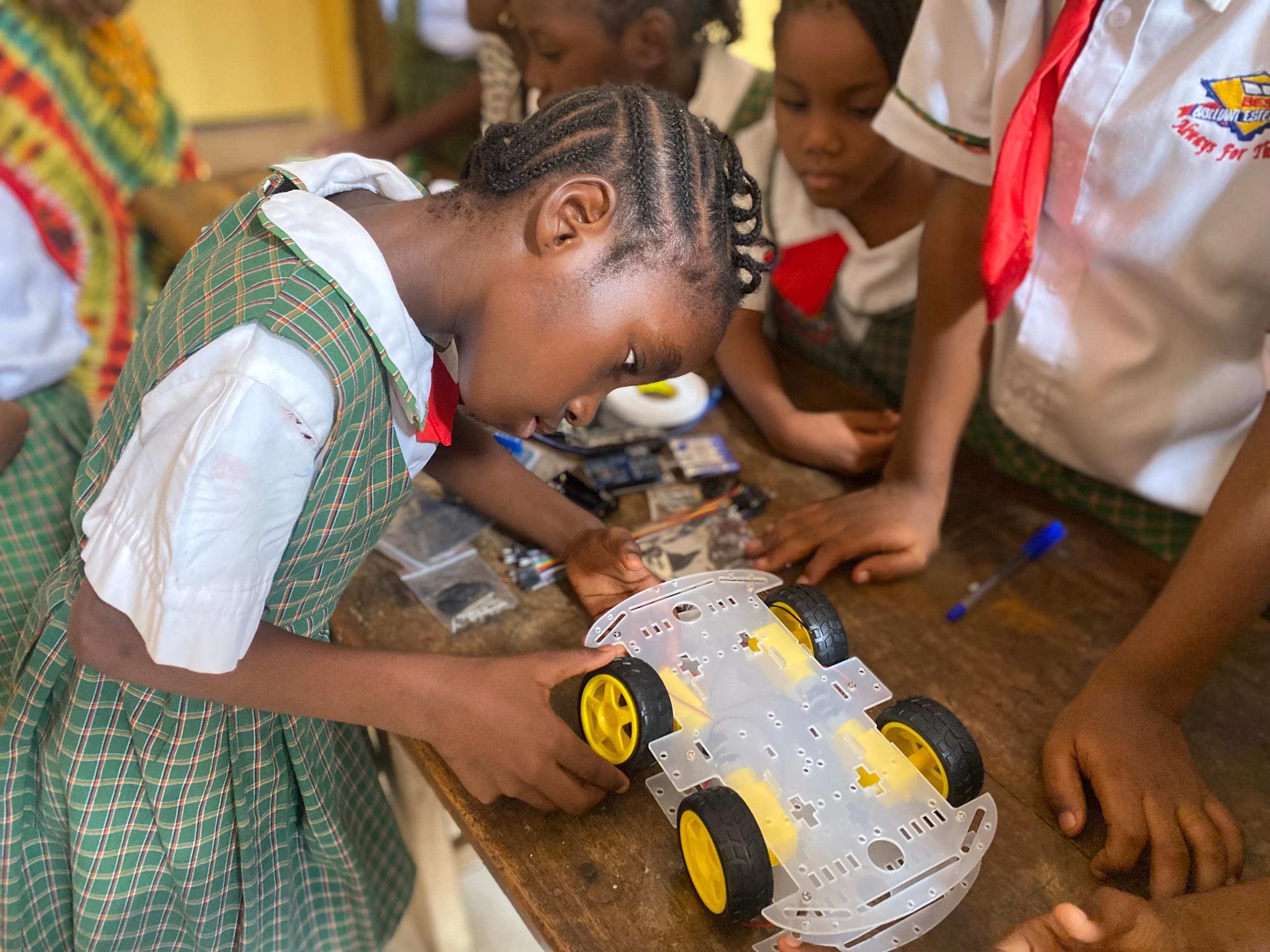 Happy pupils learning at Brain Recharge Global School